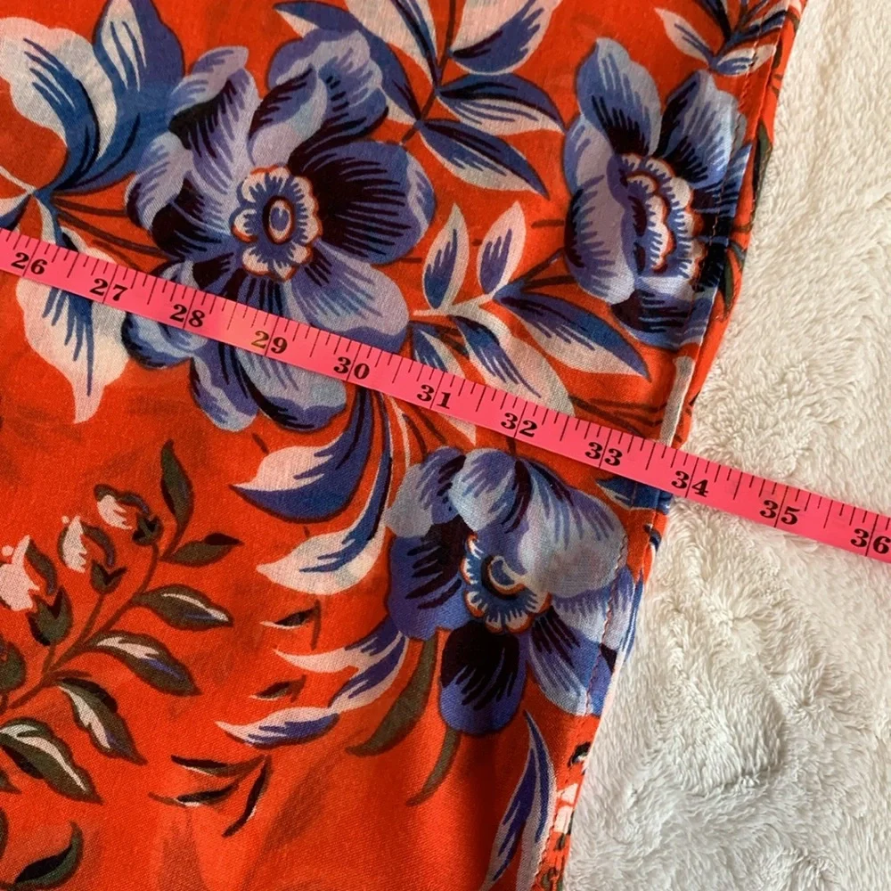 LOFT Large Floral Print Infinity Scarf